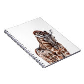 Mutter Giraffe mit Baby Giraffe Notizblock (Rechte Seite)