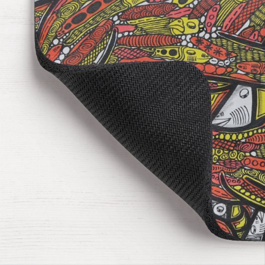 Mutter-Giraffe Mousepad (Ecke)