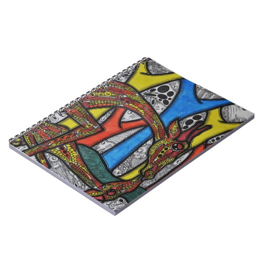 Mutter-Giraffe Notizblock (Linke Seite)