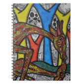 Mutter-Giraffe Notizblock (Vorderseite)