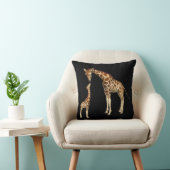 Mutter Giraffe und Baby Giraffe Kissen (Stuhl )