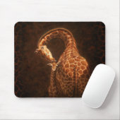 Mutter Giraffe und Baby Mousepad (Mit Mouse)