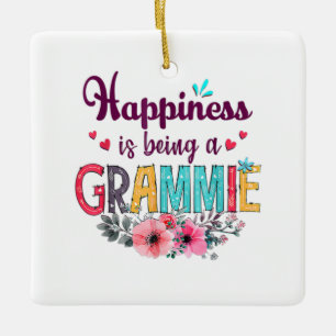 Mutter Glück ist ein Grammie von jedem Geburtstag. Keramikornament