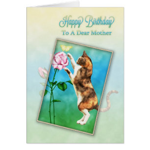 Mutter, glücklich zum Geburtstag mit einer spieler