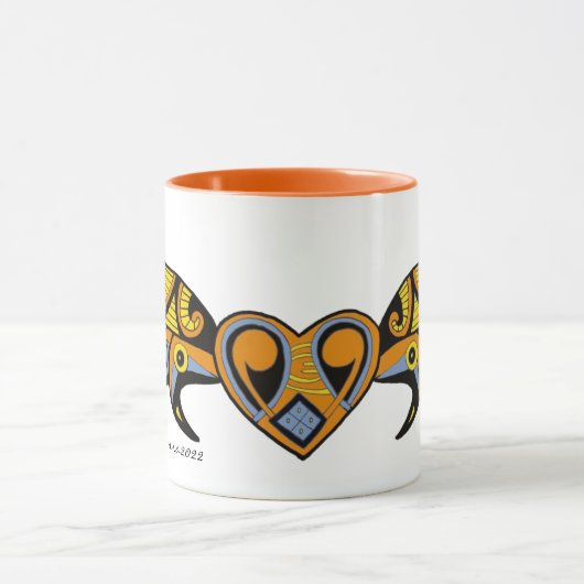Mutter Goddess Trypillian Ukrainisch Tasse (Zentrum)