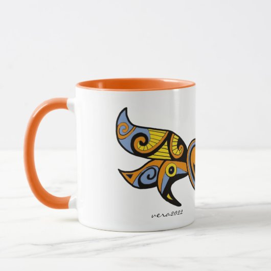 Mutter Goddess Trypillian Ukrainisch Tasse (Links)