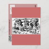 Mutter Goose Postkarte (Vorne/Hinten)