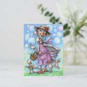 Mutter Goose Postkarte (Stehend Vorderseite)
