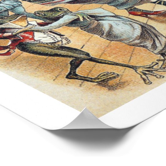 Mutter Goose-Tanz mit dem Weihnachtsmann Poster (Ecke)