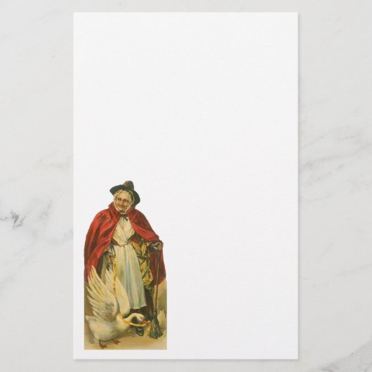 Mutter Goose Vintages Viktorianisches Story Book Briefpapier (Vorderseite)
