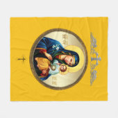 Mutter Gottes Fleecedecke (Vorderseite (Horizontal))