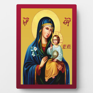 Mutter Gottes Fotoplatte