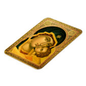 Mutter Gottes Glykophilousa — Icon Magnet (Linke Seite)