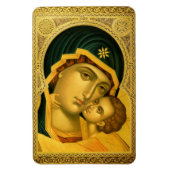 Mutter Gottes Glykophilousa — Icon Magnet (Vertikal)