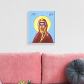 Mutter Gottes Icon Canvas Print Leinwanddruck (Insitu (Wohnzimmer))