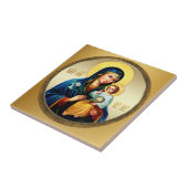 Mutter Gottes, Jungfrau Maria Fliese (Seite)