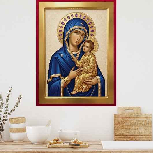 Mutter Gottes Poster (Küche)