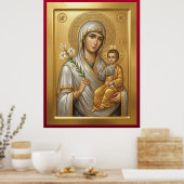 Mutter Gottes Poster (Küche)