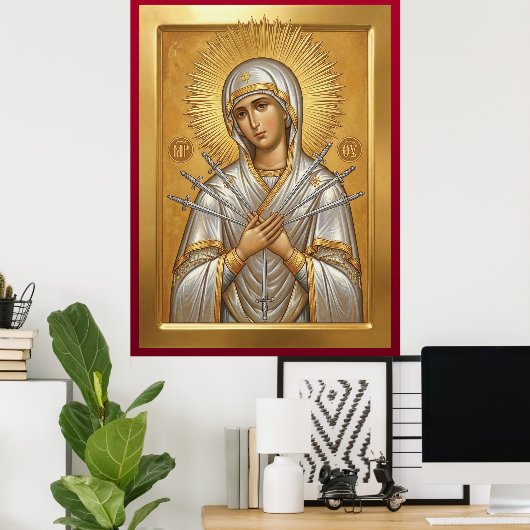 Mutter Gottes Poster (Heimbüro)