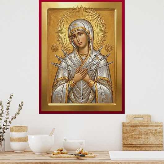 Mutter Gottes Poster (Küche)