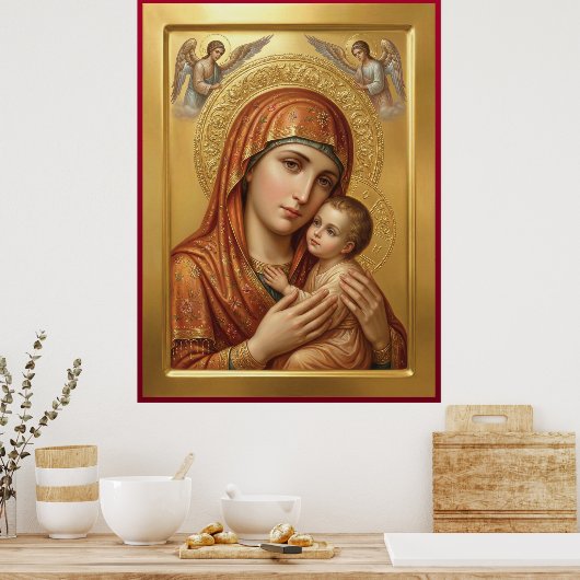Mutter Gottes Poster (Küche)