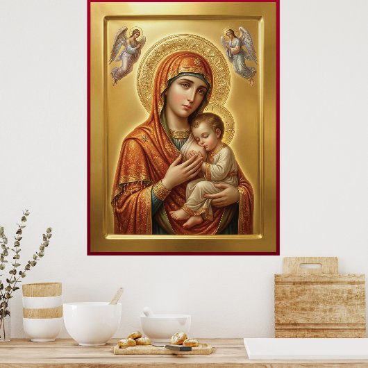 Mutter Gottes Poster (Küche)