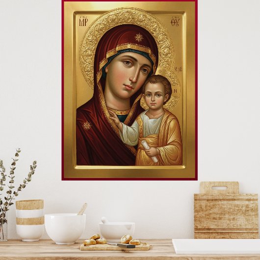 Mutter Gottes Poster (Küche)