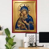 Mutter Gottes Poster (Heimbüro)