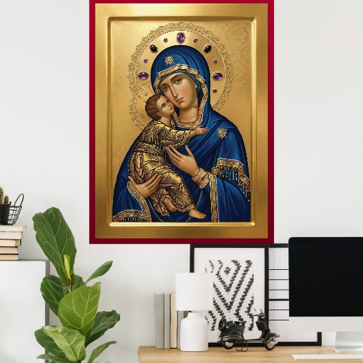 Mutter Gottes Poster (Heimbüro)