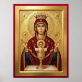 Mutter Gottes Poster (Vorne)