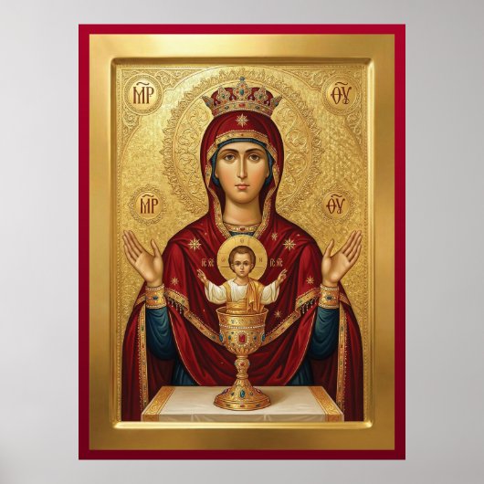 Mutter Gottes Poster (Vorne)