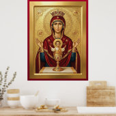 Mutter Gottes Poster (Küche)
