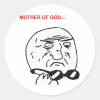 Mutter Gottes Rage Gesicht Comic Meme