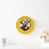 Mutter Gottes Runde Wanduhr (Zuhause)