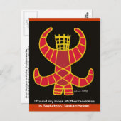 Mutter Göttin Berehynia von Vera Trembach Postkarte (Vorne/Hinten)