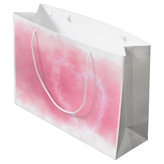 Mutter große Geschenktasche Geschenktüte (Rückseite Schrägansicht)