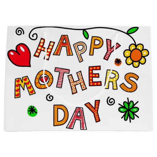 Mutter große Geschenktasche Große Geschenktüte (Vorderseite)