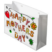 Mutter große Geschenktasche Große Geschenktüte (Vorderseite Schrägansicht)