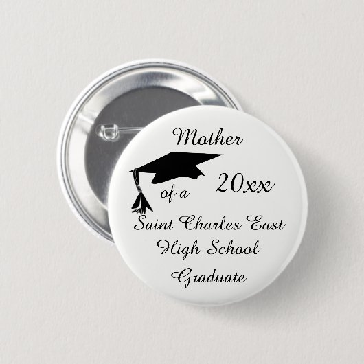 Mutter, Großmutter ect. von einem Absolventen 20xx Button (Vorne & Hinten)