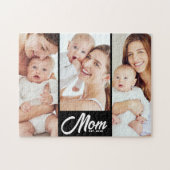 Mutter gründete Modern Script 3 Foto Puzzle (Horizontal)