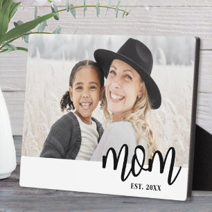 Mutter gründete Muttertagsgeschenk Foto Fotoplatte