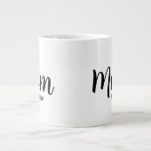 Mutter gründete neue Muttergeschenk Jumbo-Tasse (Vorderseite)