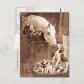 Mütter grüßen einander postkarte (Vorne/Hinten)