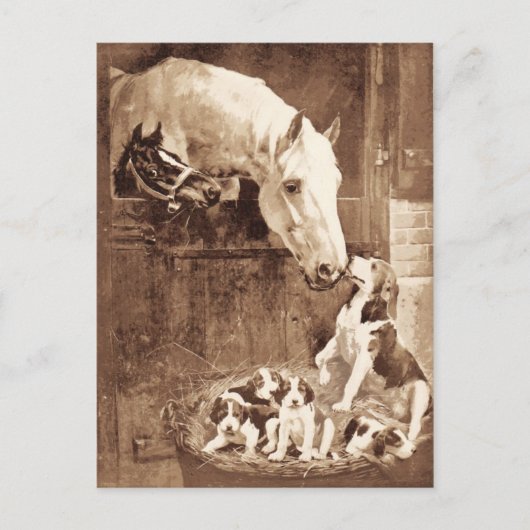 Mütter grüßen einander postkarte (Vorderseite)