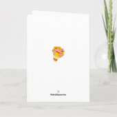 Mutter – Grußkarte mit Blumenstrauß Karte (Rückseite)