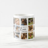 Mutter GSD Hunden Mutter Fotocollage weiß schwarz Kaffeetasse (Mittel)