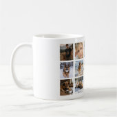 Mutter GSD Hunden Mutter Fotocollage weiß schwarz Kaffeetasse (Links)