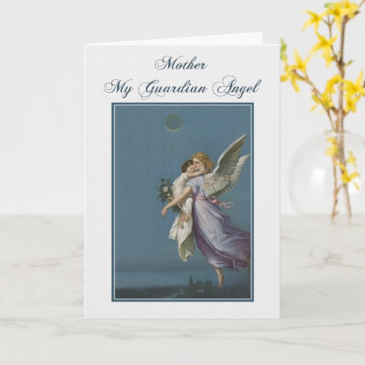 Mutter - Guardian Angel Karte (Gelbe Blume)