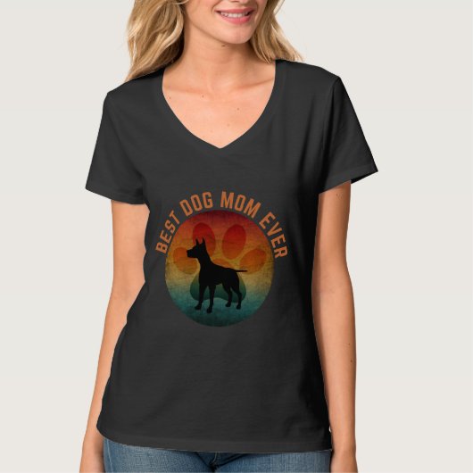 Mütter haben die beste Hundemutter je T-Shirt (Vorderseite)
