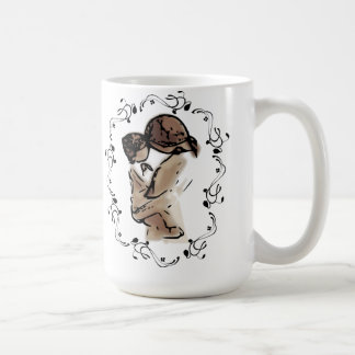 Mutter hält das Herz-für immer der Mutter des Kaffeetasse